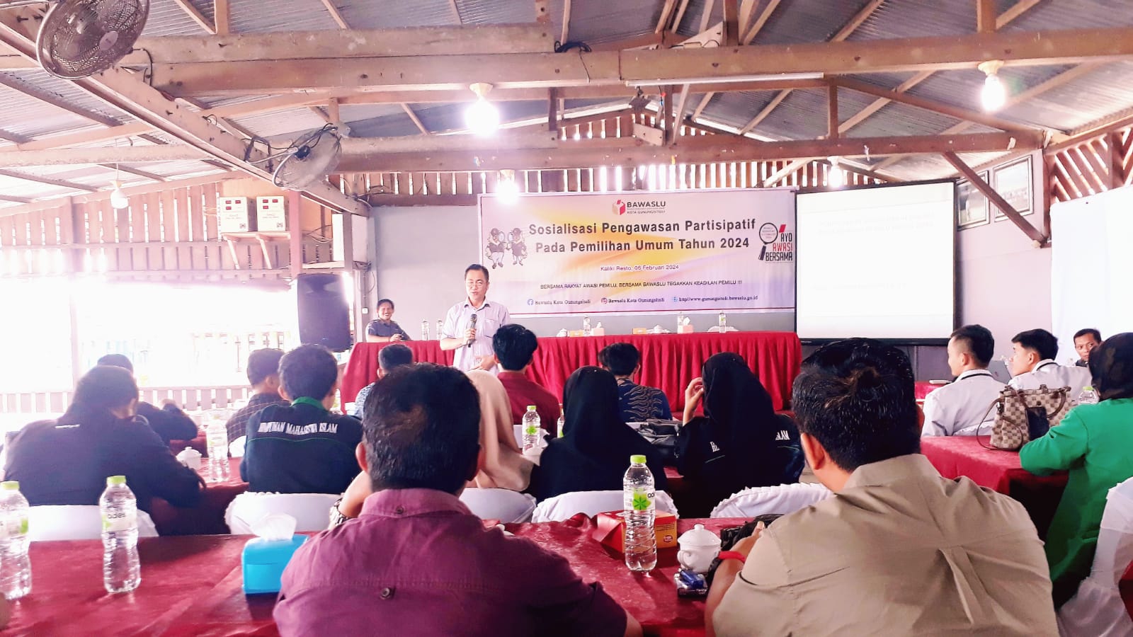 Bawaslu Kota Gunungsitoli Gelar Sosialisasi Pengawasan Partisipatif Pemilu 2024