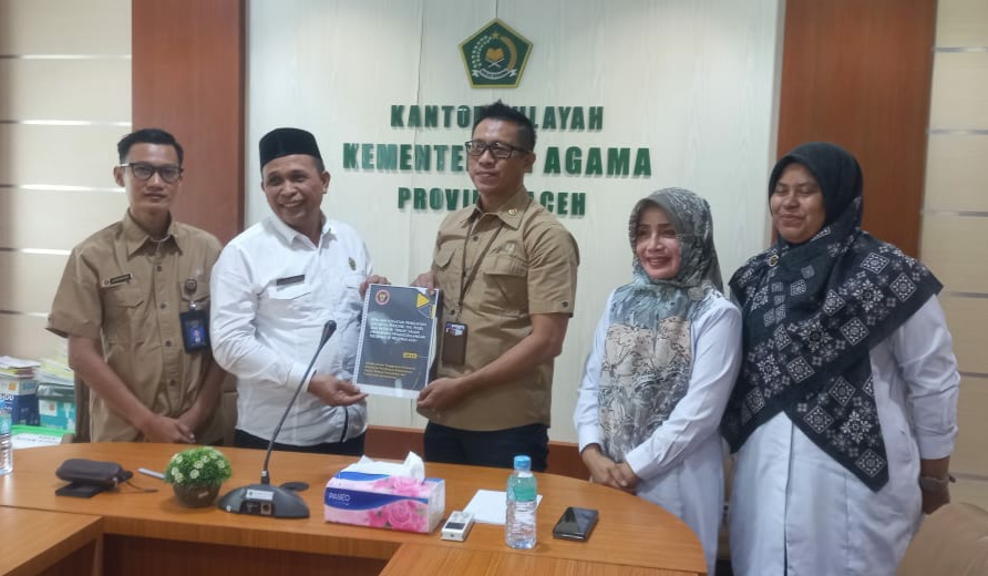 BNPT RI Audiensi Ke Kanwil Kemenag Aceh