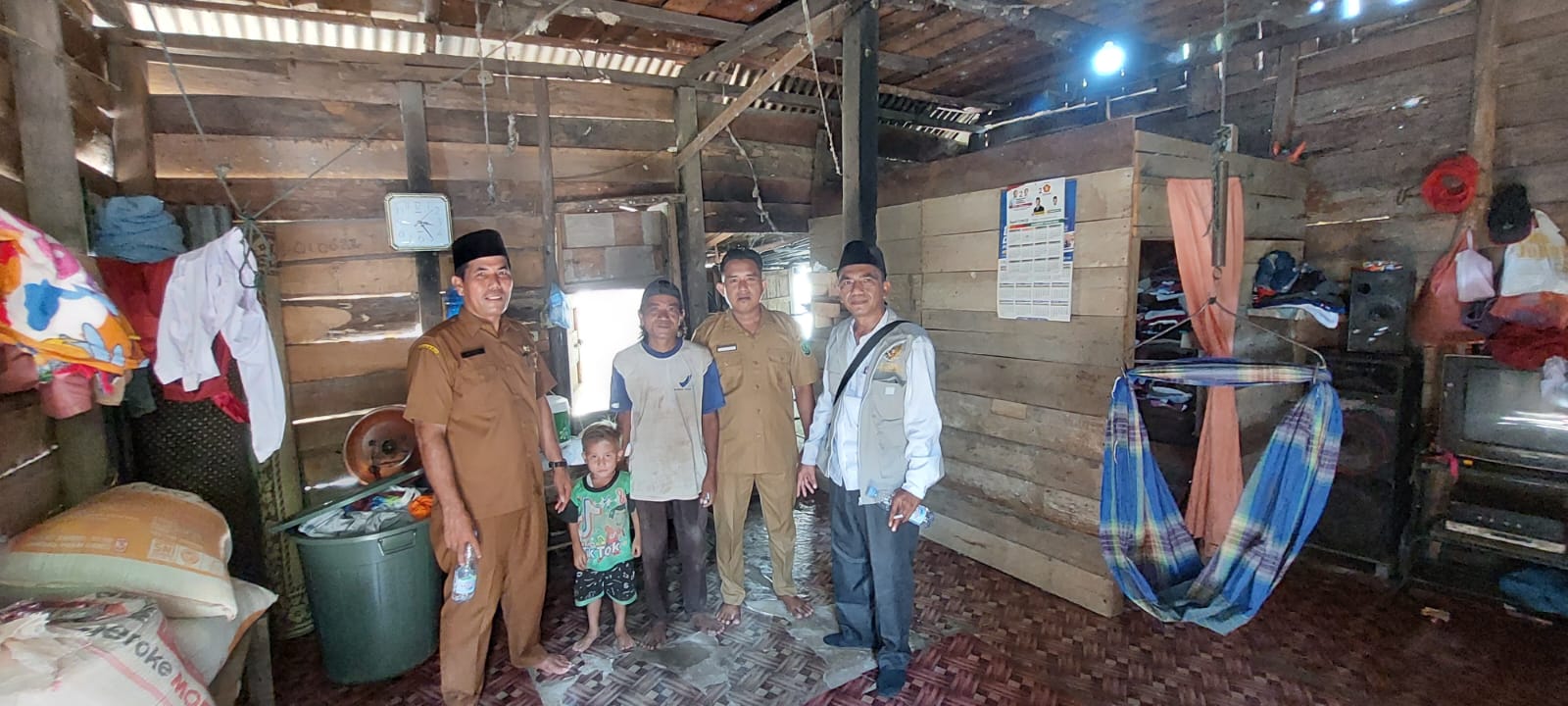 Baznas Palas Tinjau Pelaksanaan Bedah Rumah Menjadi Layak Huni