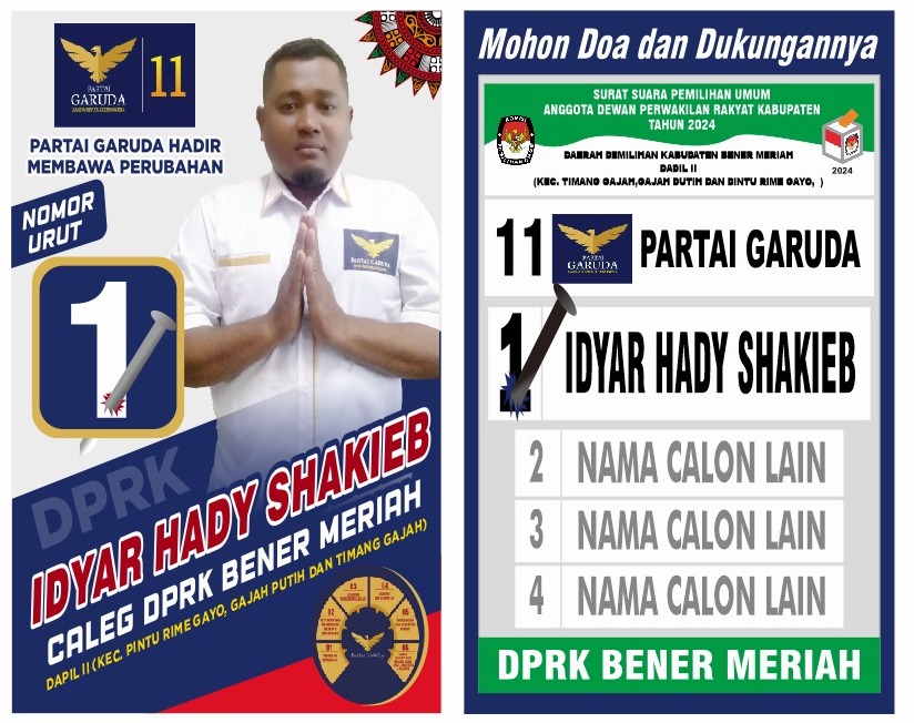Idyar Hady Shakieb Gaungkan Kemajuan Dan Independen Pemilih
