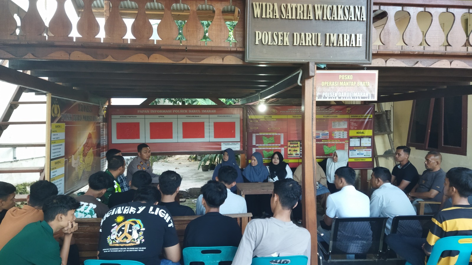 Polsek Darul Imarah Kembalikan Remaja Terduga Pelaku Balap Liar