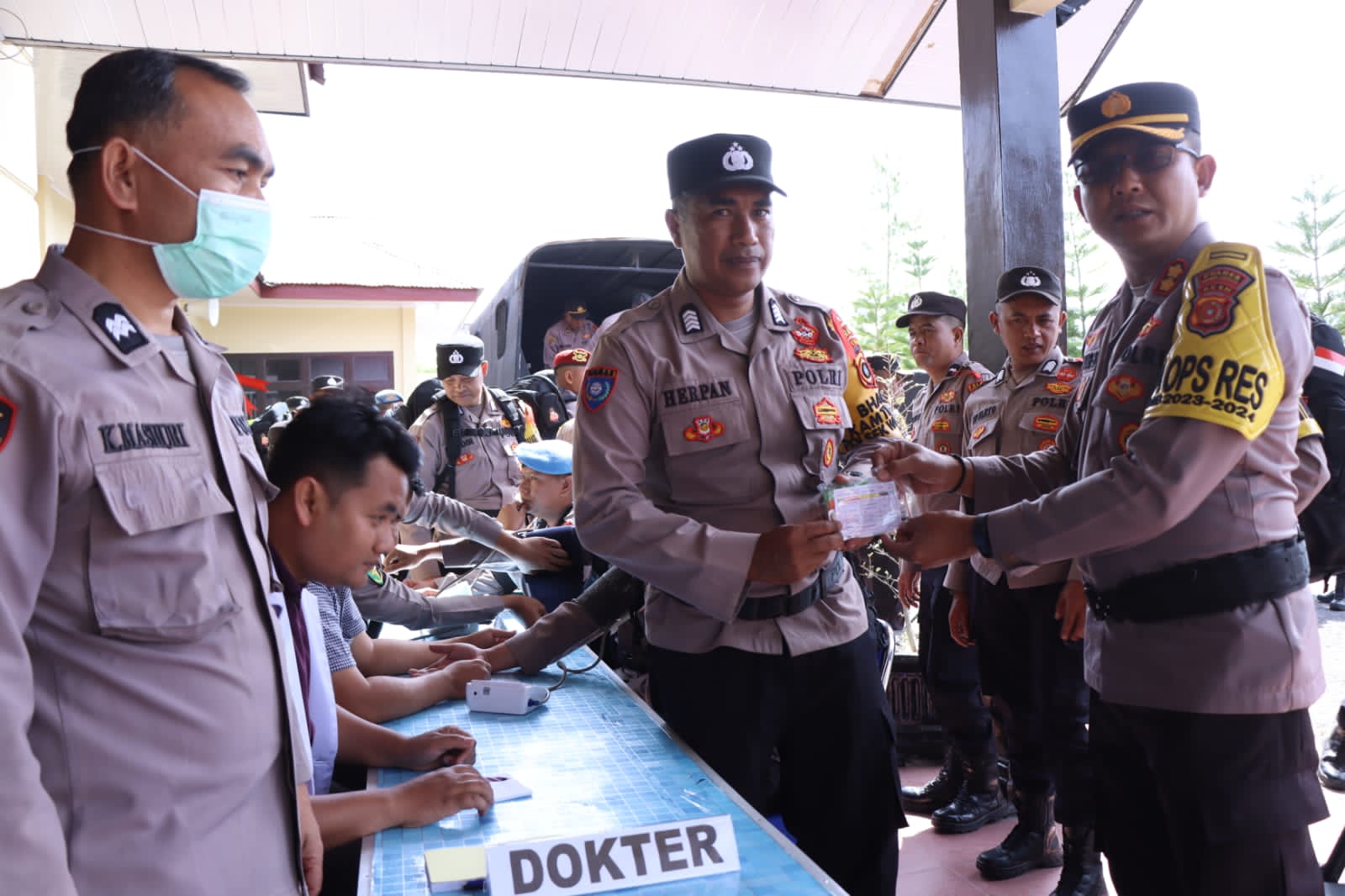 Kapolres Bener Meriah Cek Kesiapan Personel PAM TPS