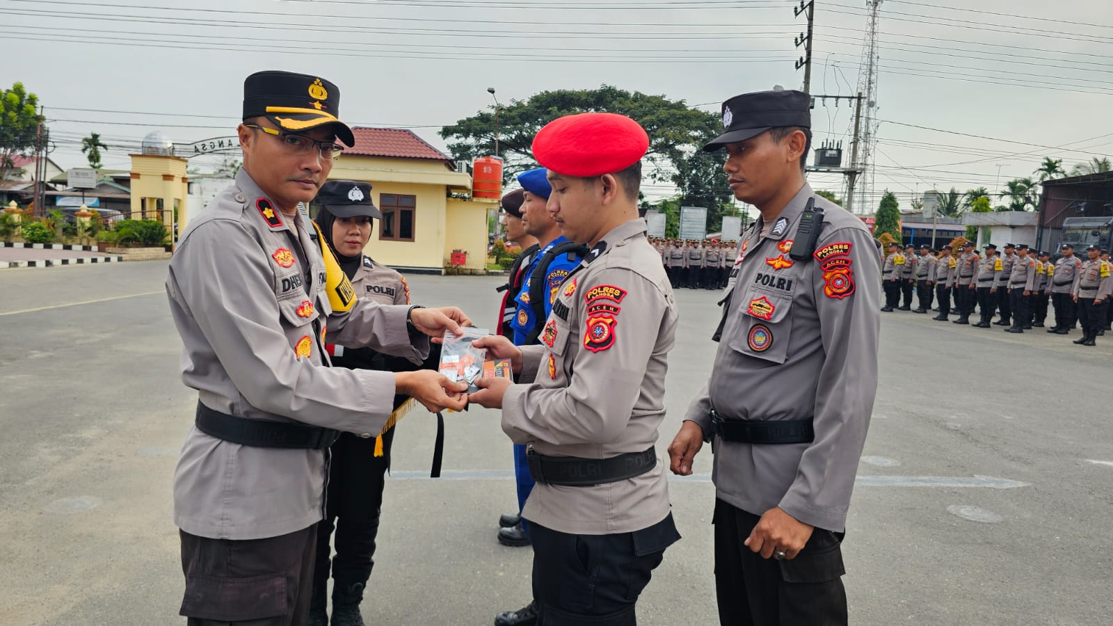 Polres Langsa Turunkan 386 Personel Pengamanan 755 TPS