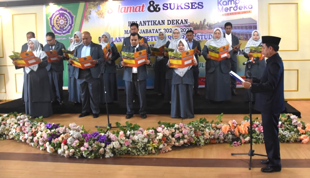 PP Muhammadiyah Hadiri Pelantikan Dekan Dan Ketua Prodi UM Tapsel