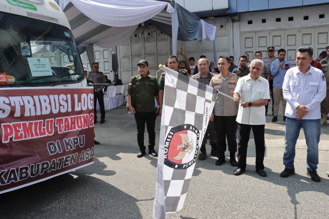 12.245 Kotak Suara Logistik Pemilu Asahan Disalurkan