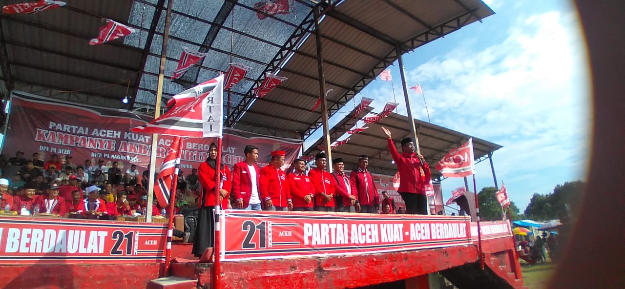 Kampanye Akbar PA Nagan Dimeriahkan Artis Aceh Dan Pawai Betor