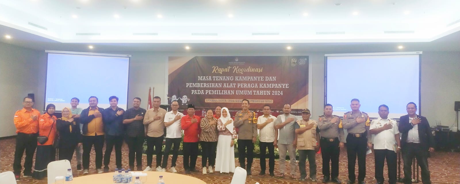 Masuk Masa Tenang, KPU Deliserdang Ingatkan Peserta Pemilu Bersihkan APK
