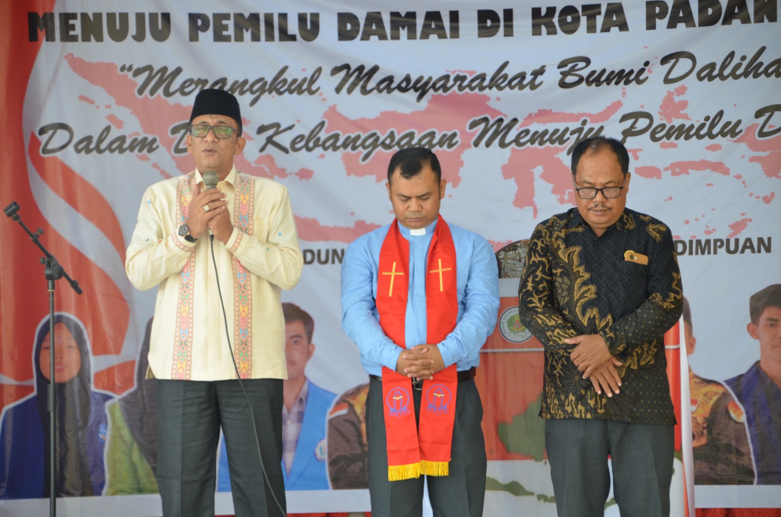 BEM Gelar Doa Kebangsaan Lintas Agama Di Padangsidimpuan