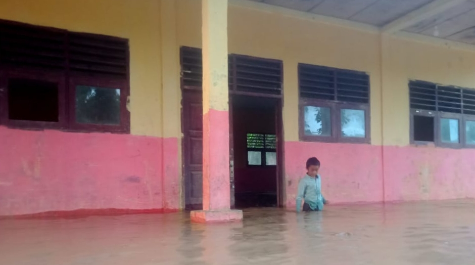Sungai Sosa Meluap 168 Rumah Digenangi Air Setinggi 50 Cm