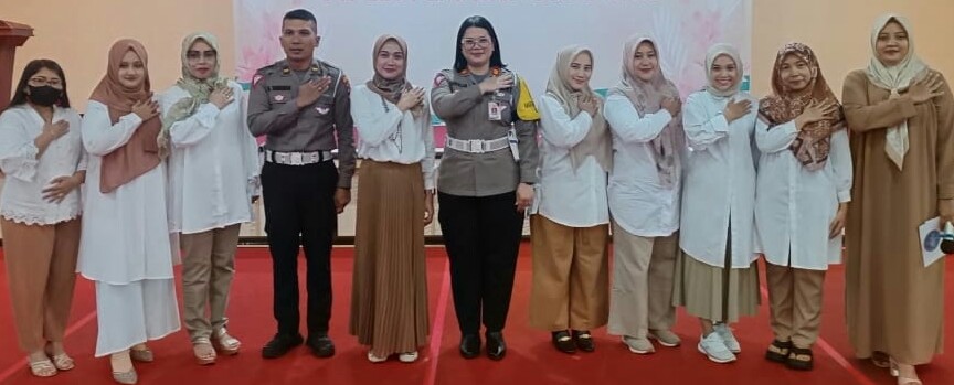 Istri Pegawai BI P. Siantar Ikut Sosialiasi Keamanan Berlalulintas