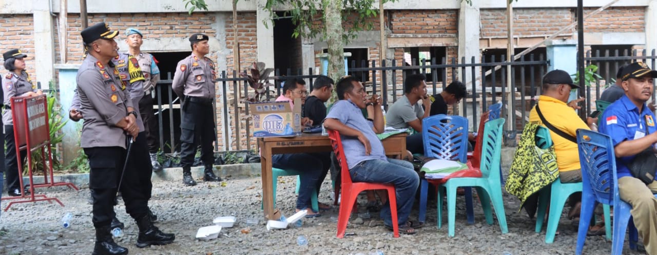 Kapolres P. Siantar Monitoring Rapat Pleno Pasca Pemilu 2024