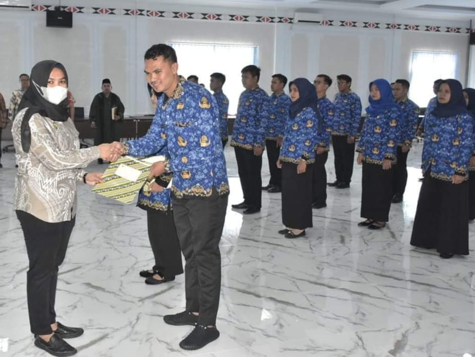 SK PNS Formasi 2021 Madina Diserahkan