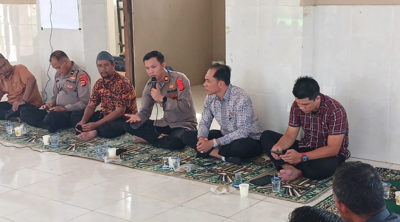 Kapolsek Krueng Raya Inisiasi Kampung Bebas Narkoba Di Durung