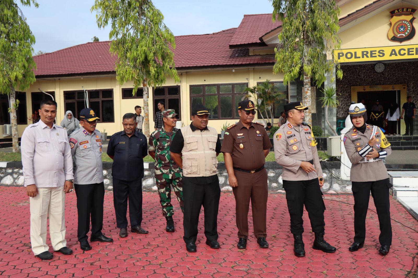 Polres Aceh Besar Gelar Apel Pasukan Operasi Keselamatan Seulawah 2024