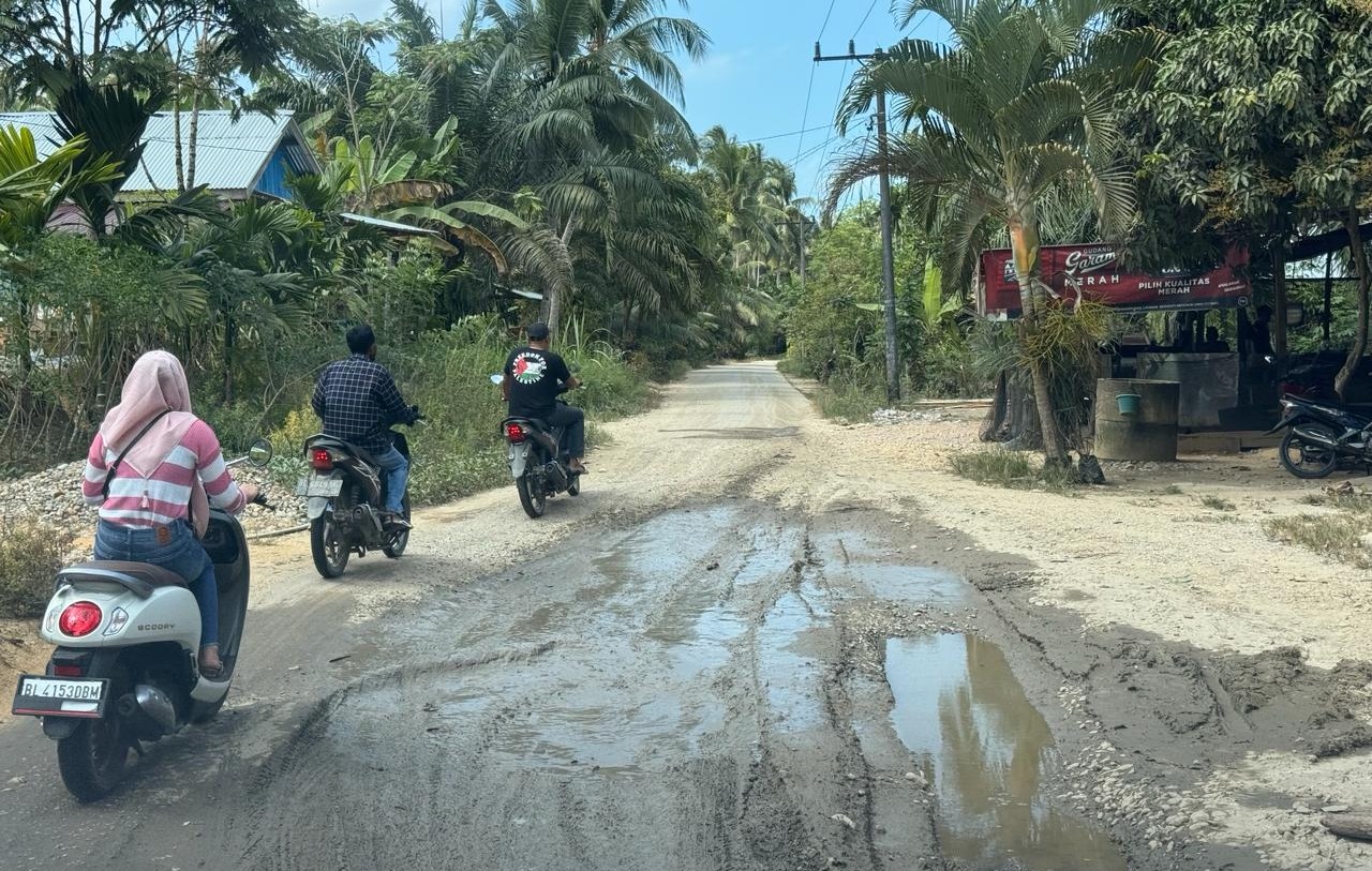 7 Km Jalan Induk Di Idi Cut Butuh Perhatian Pemerintah