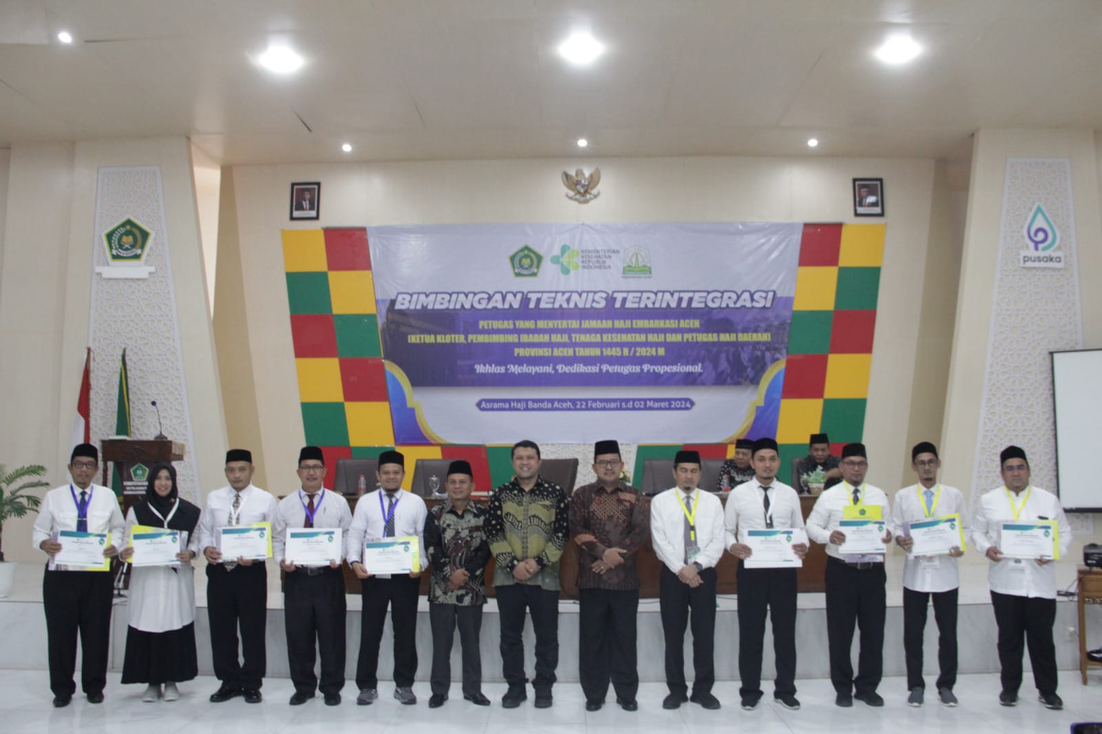 Kakanwil Kemenag Aceh Minta Petugas Haji Embarkasi Aceh Bekerja Secara Profesional