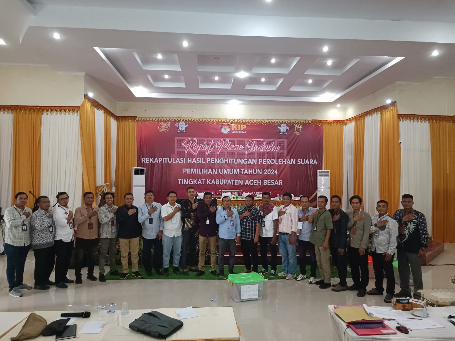 Aceh Besar Selesaikan Rapat Pleno Terbuka Hasil Pemilu 2024