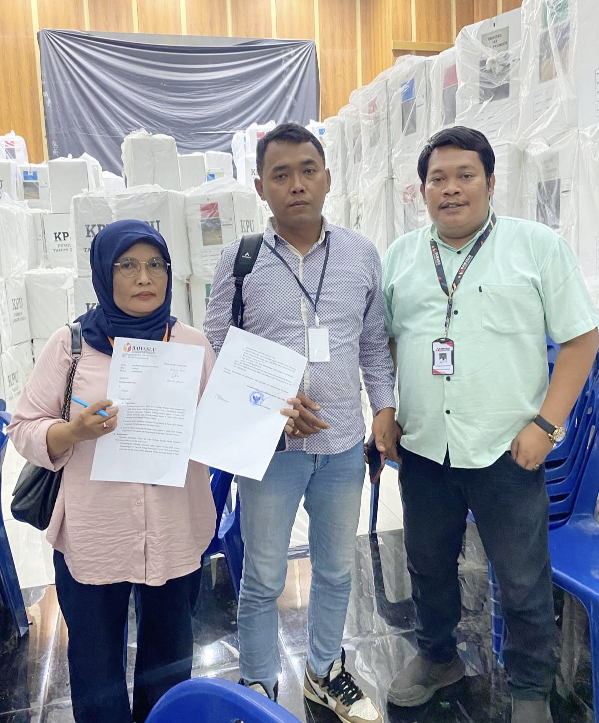 Rekom Perbaikan D Hasil Diabaikan PPK Percut Seituan, Panwaslu Walk Out