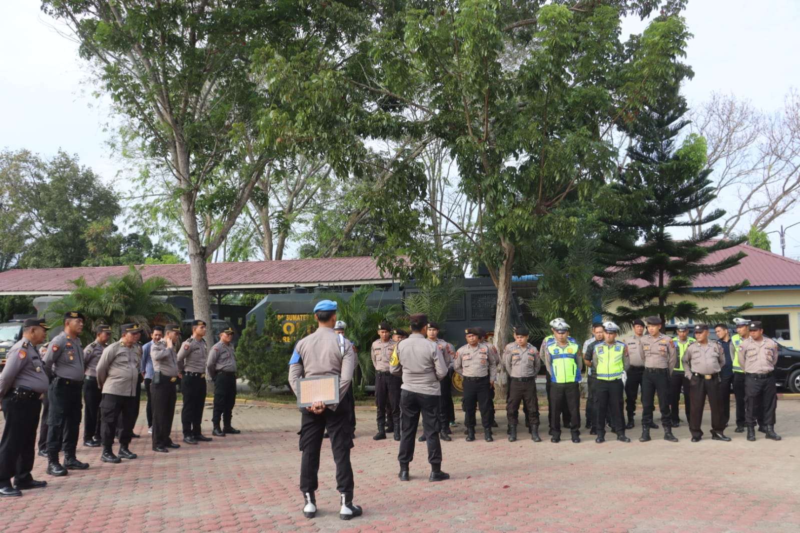 Polres Langkat Apel Perketat Pam Pleno Terakhir