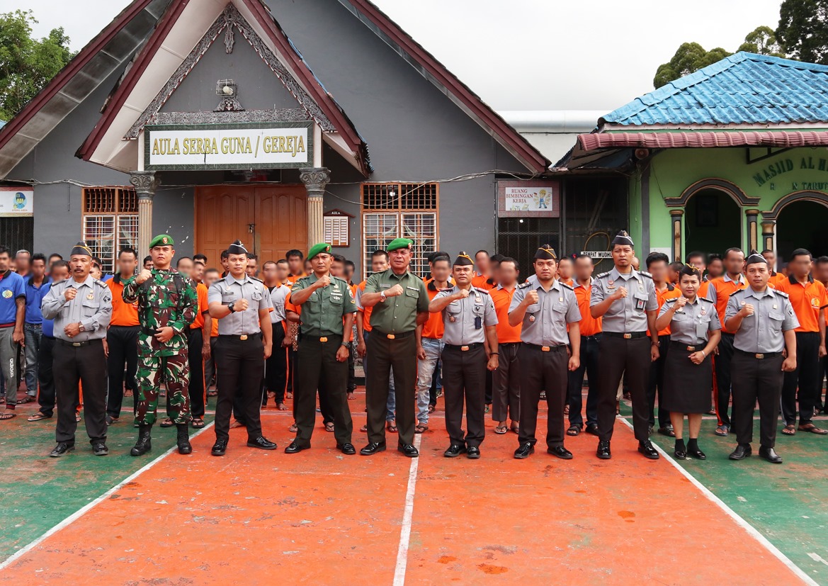 Upacara Kesadaran Berbangsa dan Bernegara Di Rutan Tarutung