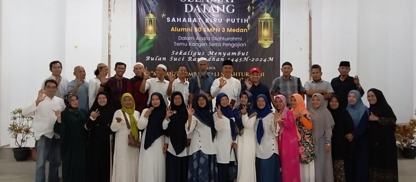 Alumni 90 SMPN 3 Medan Gelar Temu Kangen Dan Pengajian