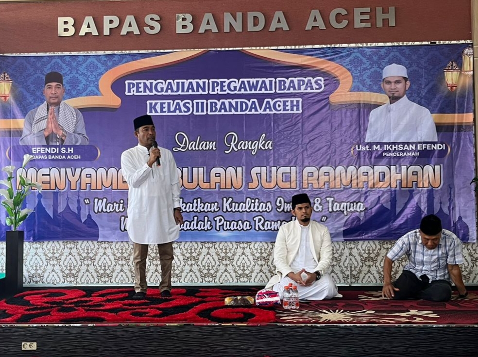 Pengajian Sambut Ramadan Di Bapas Banda Aceh