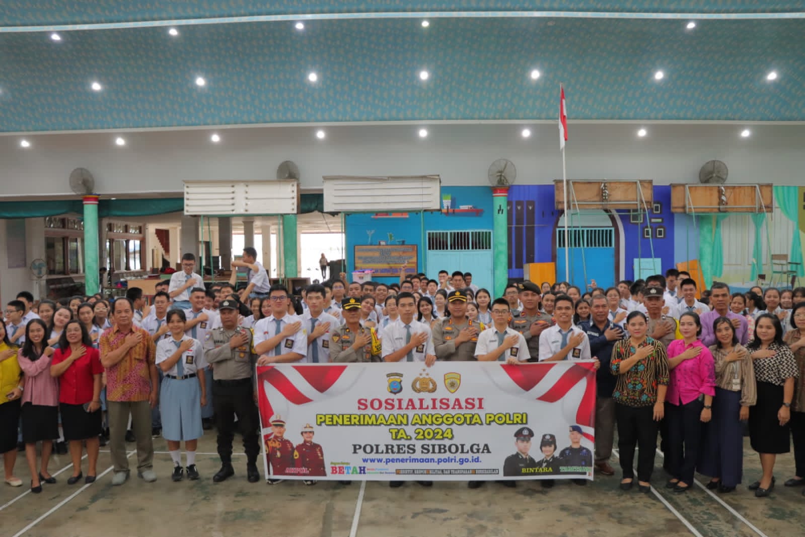 Polres Sibolga Sosialisasi Tertib Lalu Lintas Dan Rekrutmen Anggota Polri