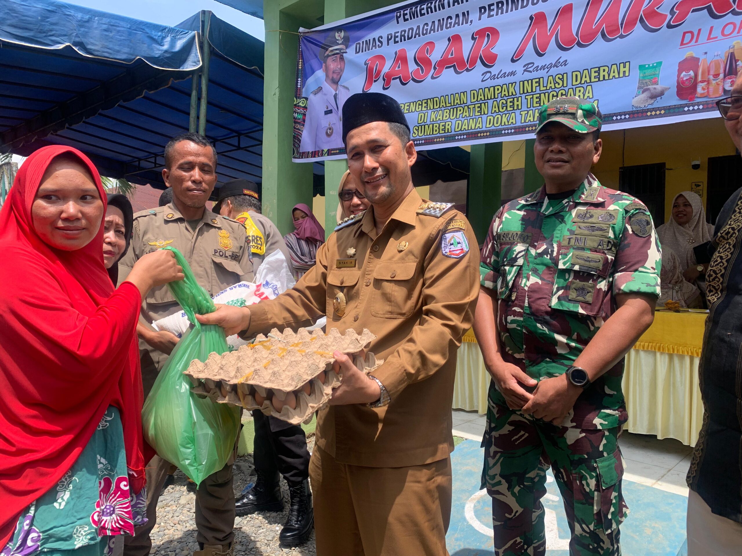 Masyarakat Agara Antusias Sambut Pasar Murah