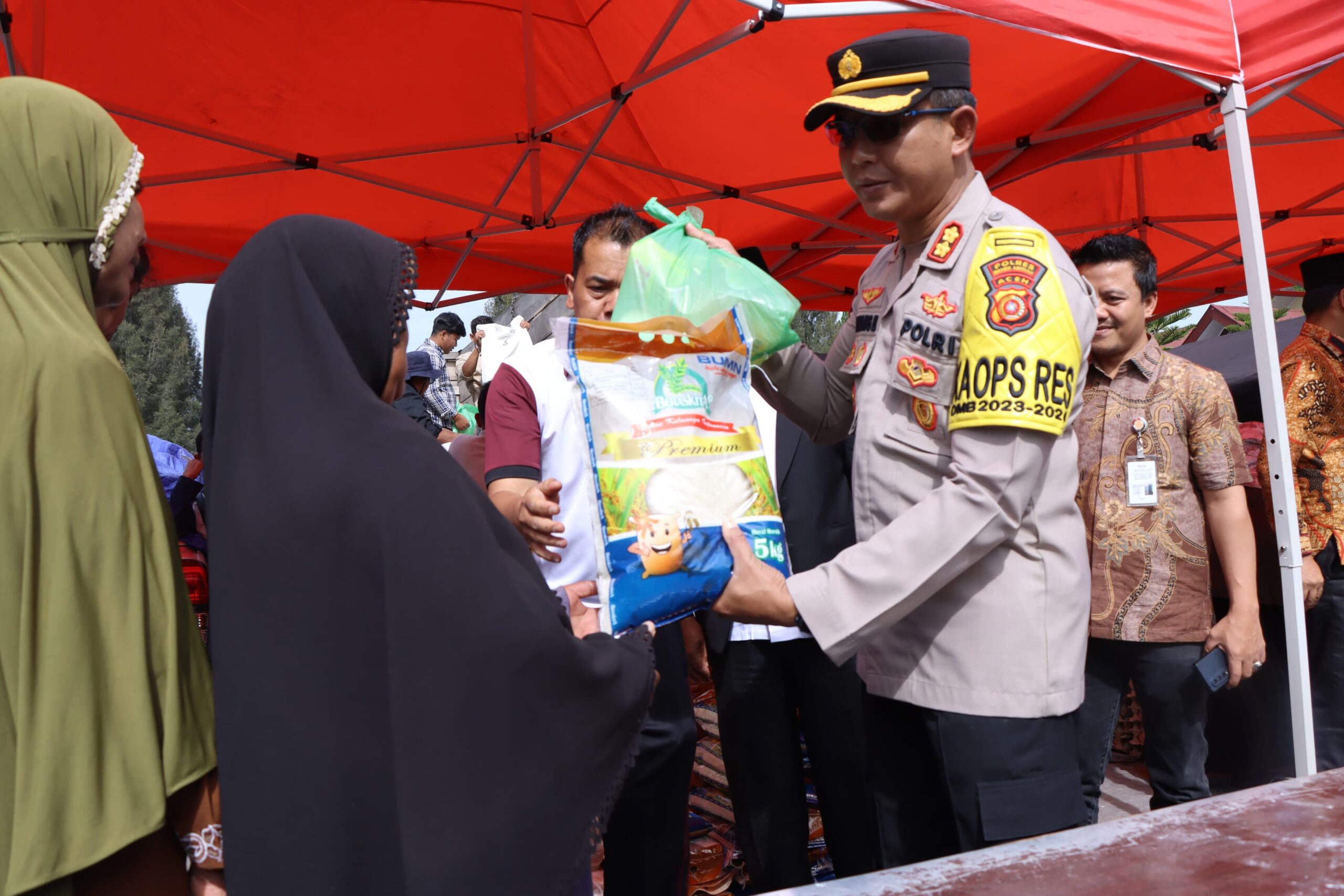 Polres Bener Meriah Gelar Pasar Murah Hari Ini