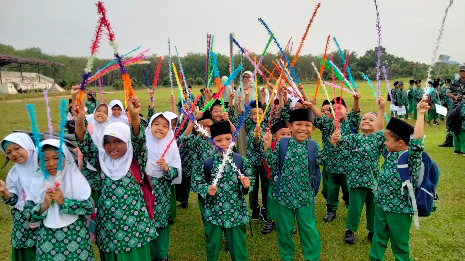 Sambut Ramadan, SD Muhasaba Pawai Tarhib