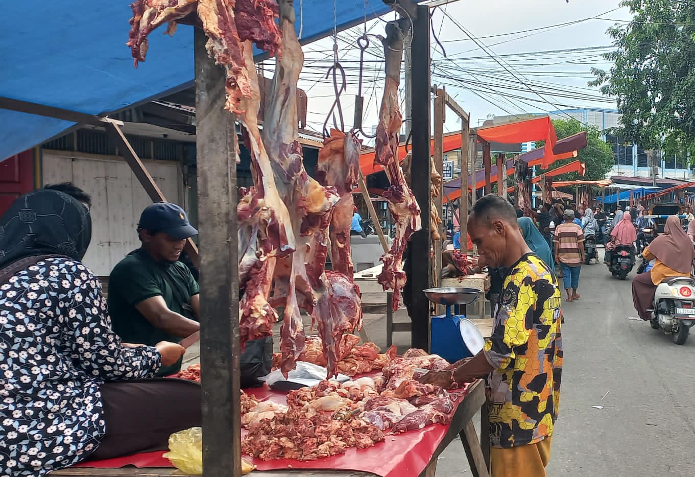 Di Langsa Harga Daging Meugang Rp160 Ribu