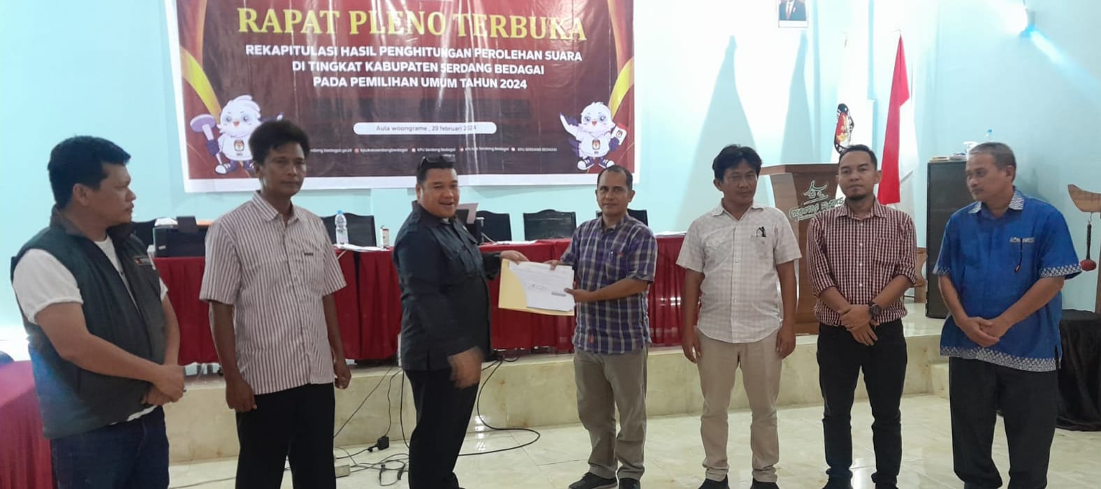 KPU Sergai Tetapkan Hasil Pemilu DPRD, PDI-P Unggul Disusul PKB Dan Gerindra