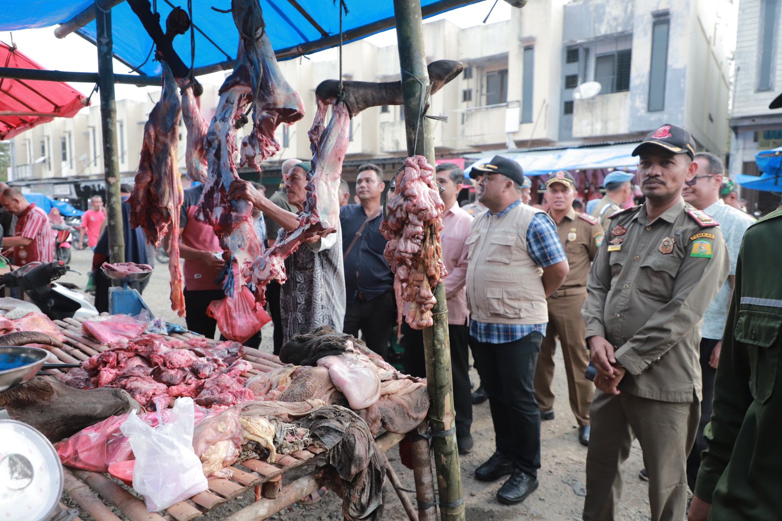 Jelang Ramadan, Sekdakab Aceh Besar Tinjau Pasar Induk Lambaro
