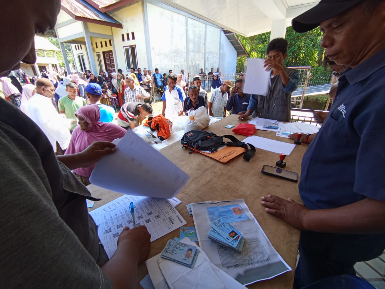 922 KPM Pulo Aceh Terima Bantuan Beras Cadangan Pangan