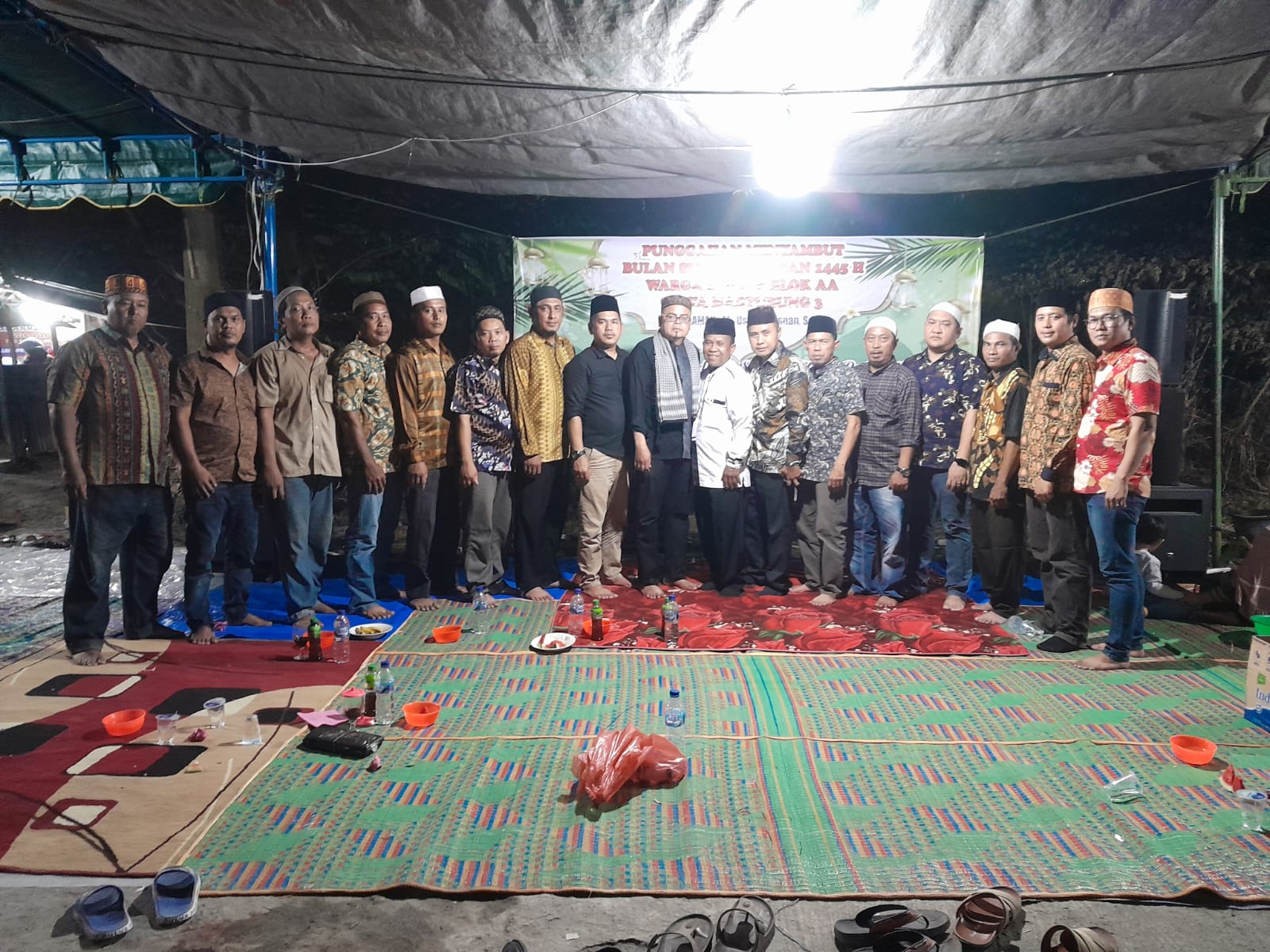 Lurah Tangkahan Elias Padang Hadiri Acara Punggahan Blok AA Griya 3 Martubung