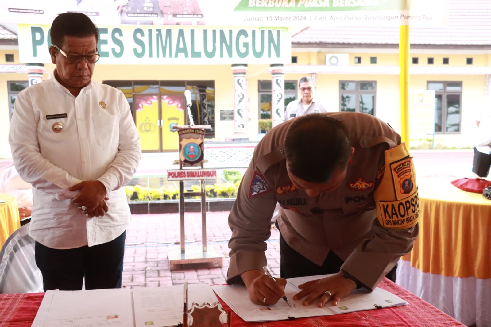 Kapolres Bersama Bupati Simalungun Gelar Rakor