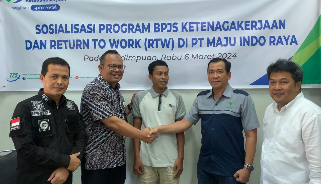 BPJamsostek Sidimpuan Beri Pencerahan Karyawan PT MIR Tentang Manfaat MLT