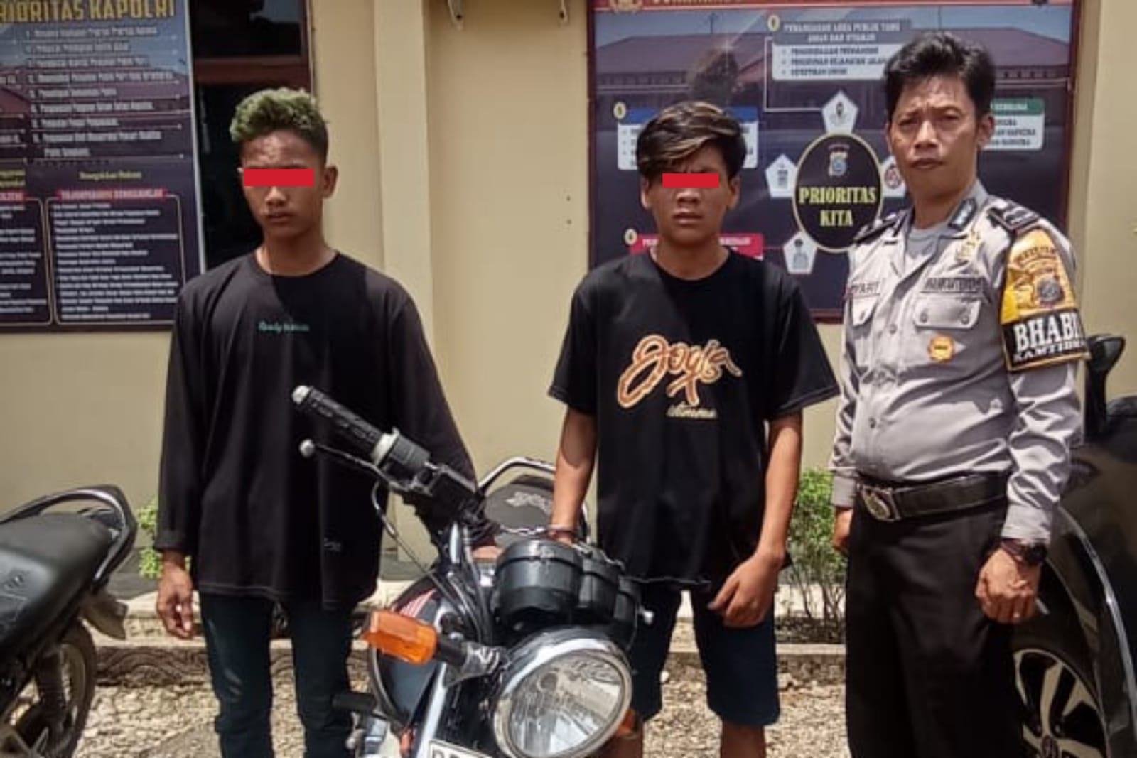 Polsek Manduamas Tangkap Dua Tersangka Curanmor