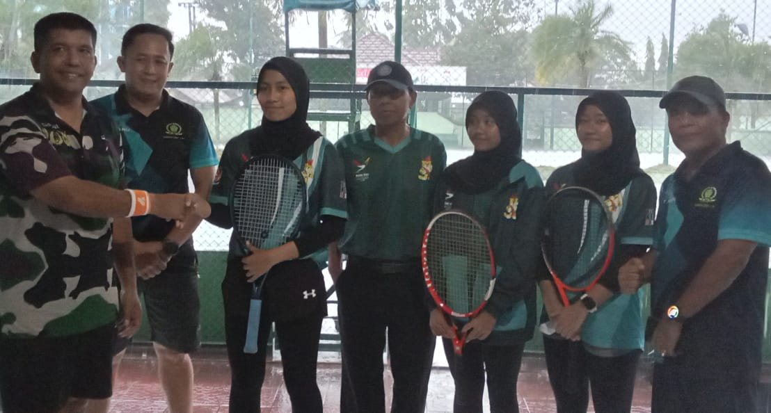 Danrem 022/PT Janji Dukung 3 Atlet Tenis PON Sumut Asal Siantar