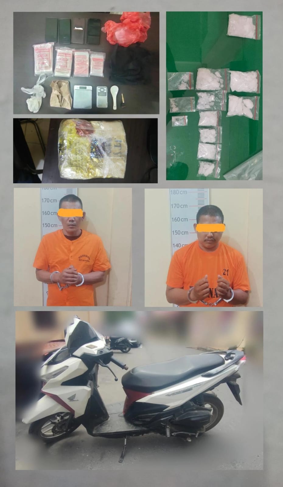Sat Narkoba Polres Langkat Kembali Amankan Dua Pria Pemilik Sabu