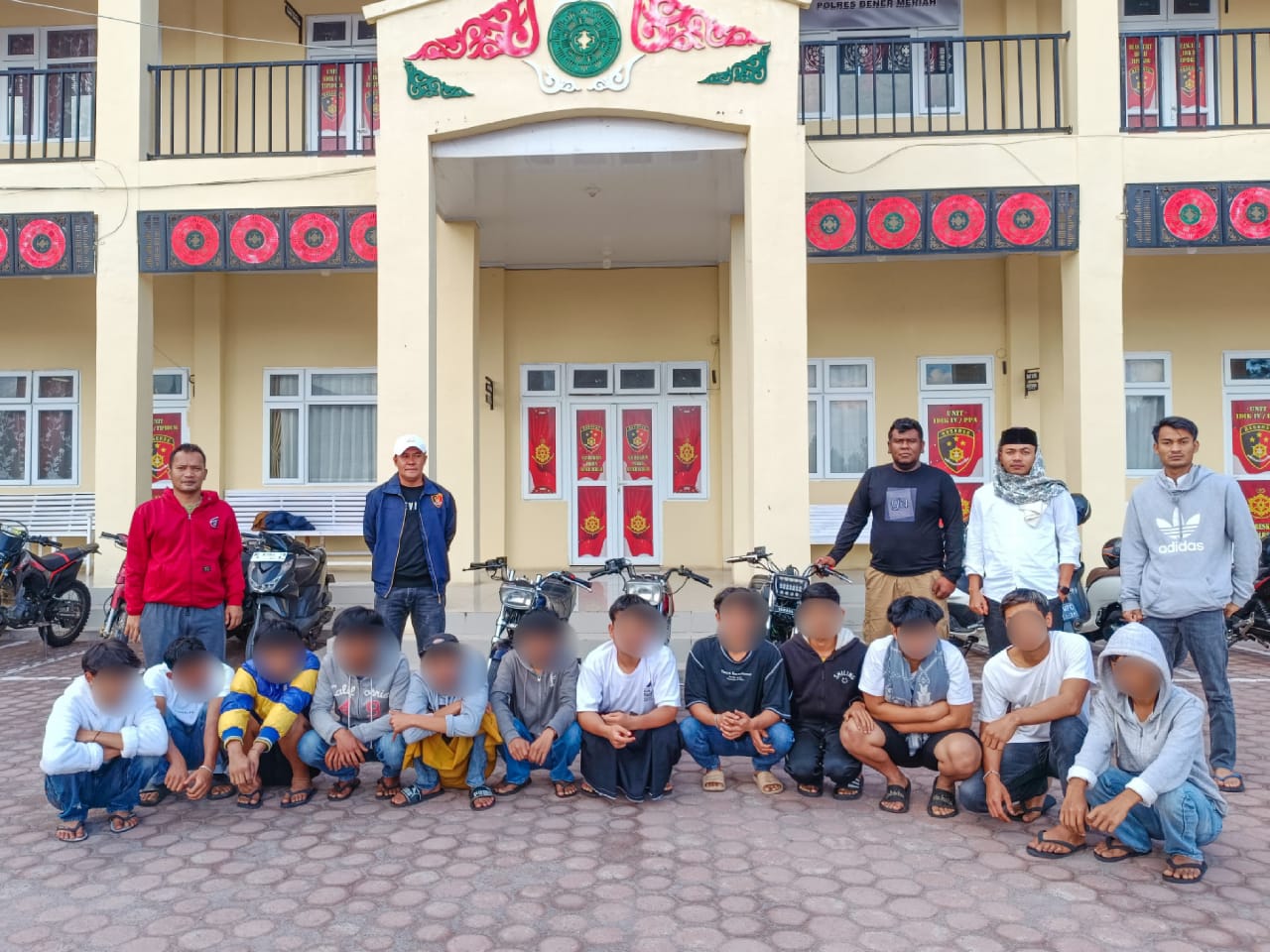 Terlibat Aksi Balap Liar, 12 Remaja Diamankan Polisi Bener Meriah