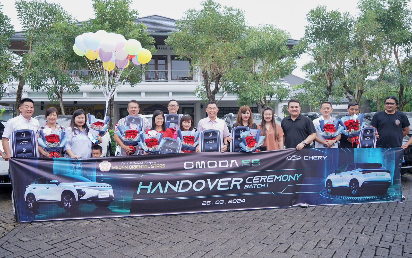 Chery Serahkan 13 Unit Omoda E5 Untuk Konsumen Pertama Di Medan