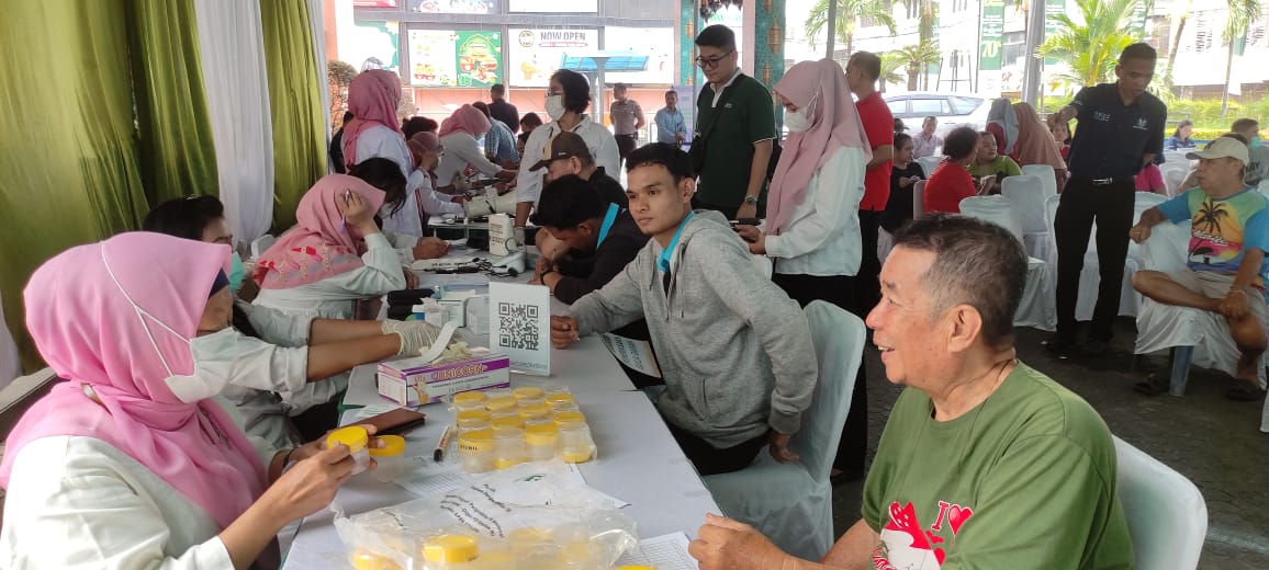 Asian Agri, Tanoto Foundation, Thamrin Plaza Gelar Pemeriksaan Kesehatan Dan Bazar Murah