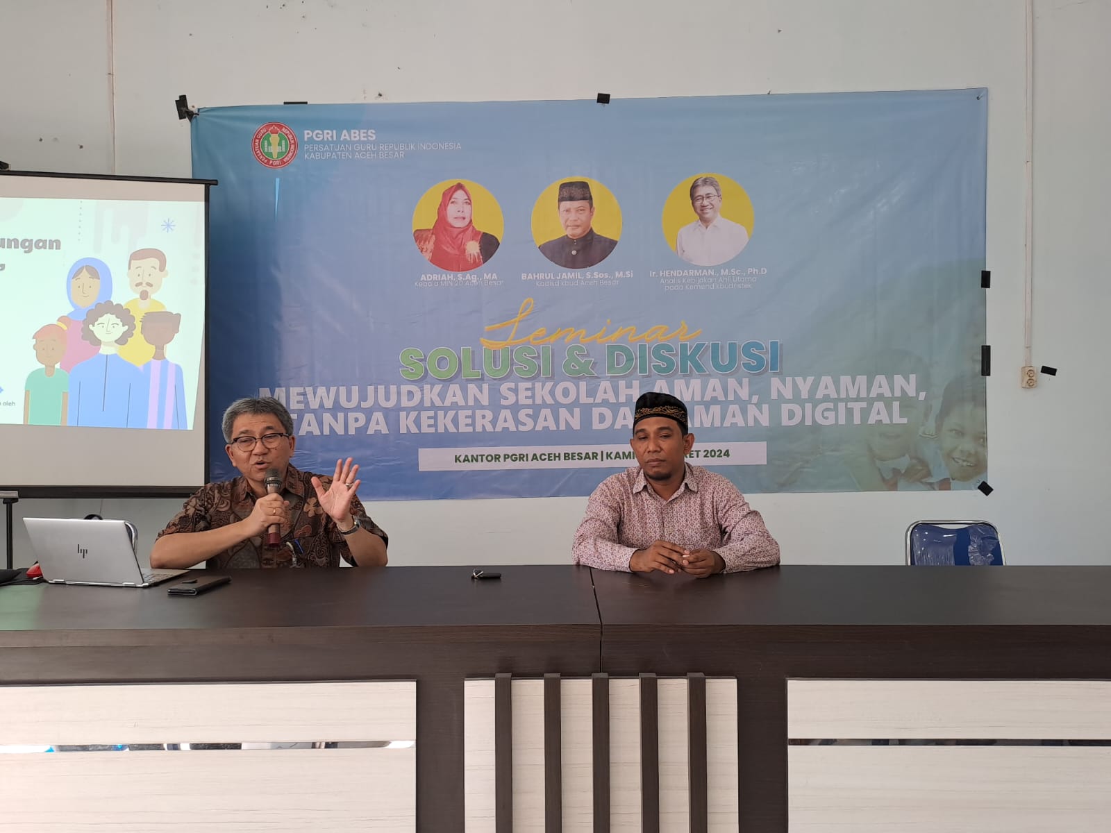 PGRI Aceh Besar Gelar Diskusi Wujudkan Sekolah Tanpa Kekerasan