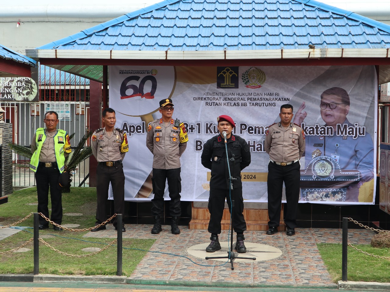Rutan Tarutung-Polres-Kodim 0210/TU Apel Siaga Berantas Halinar