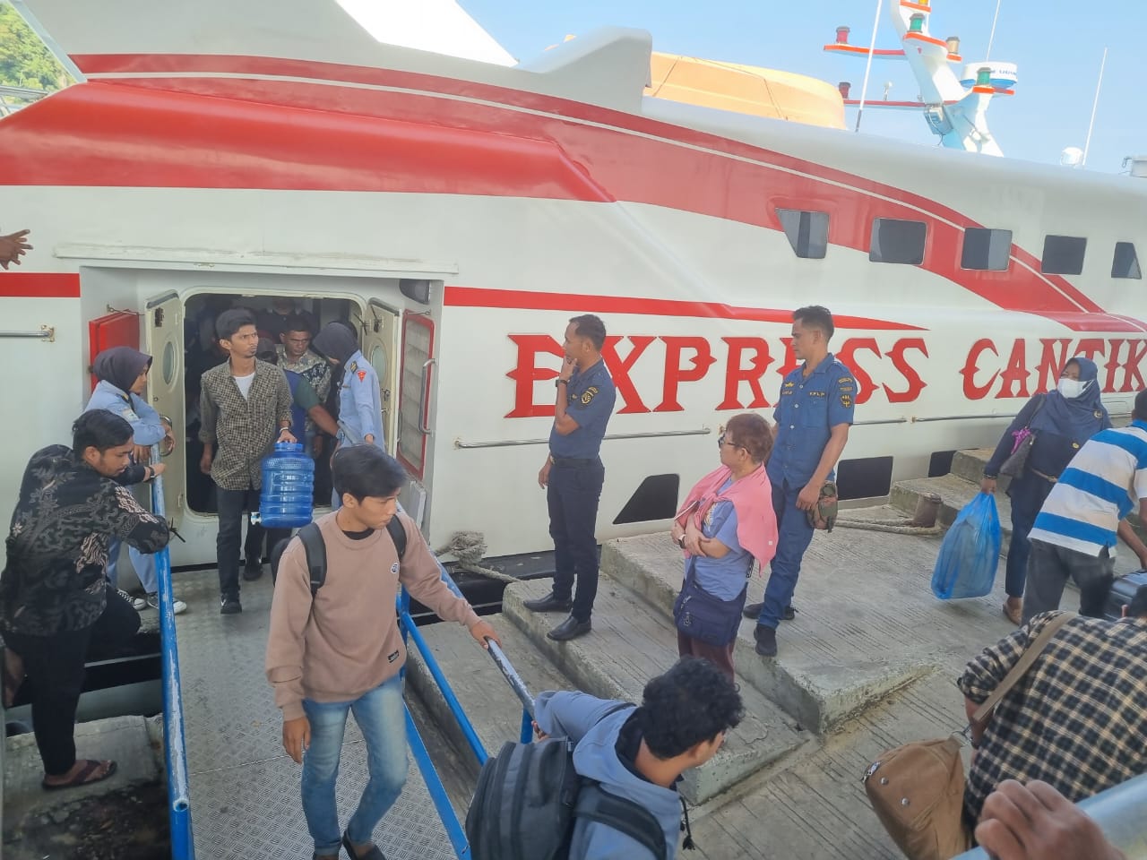 Mudik Gratis Bersama Kapal Cepat Expres Bahari