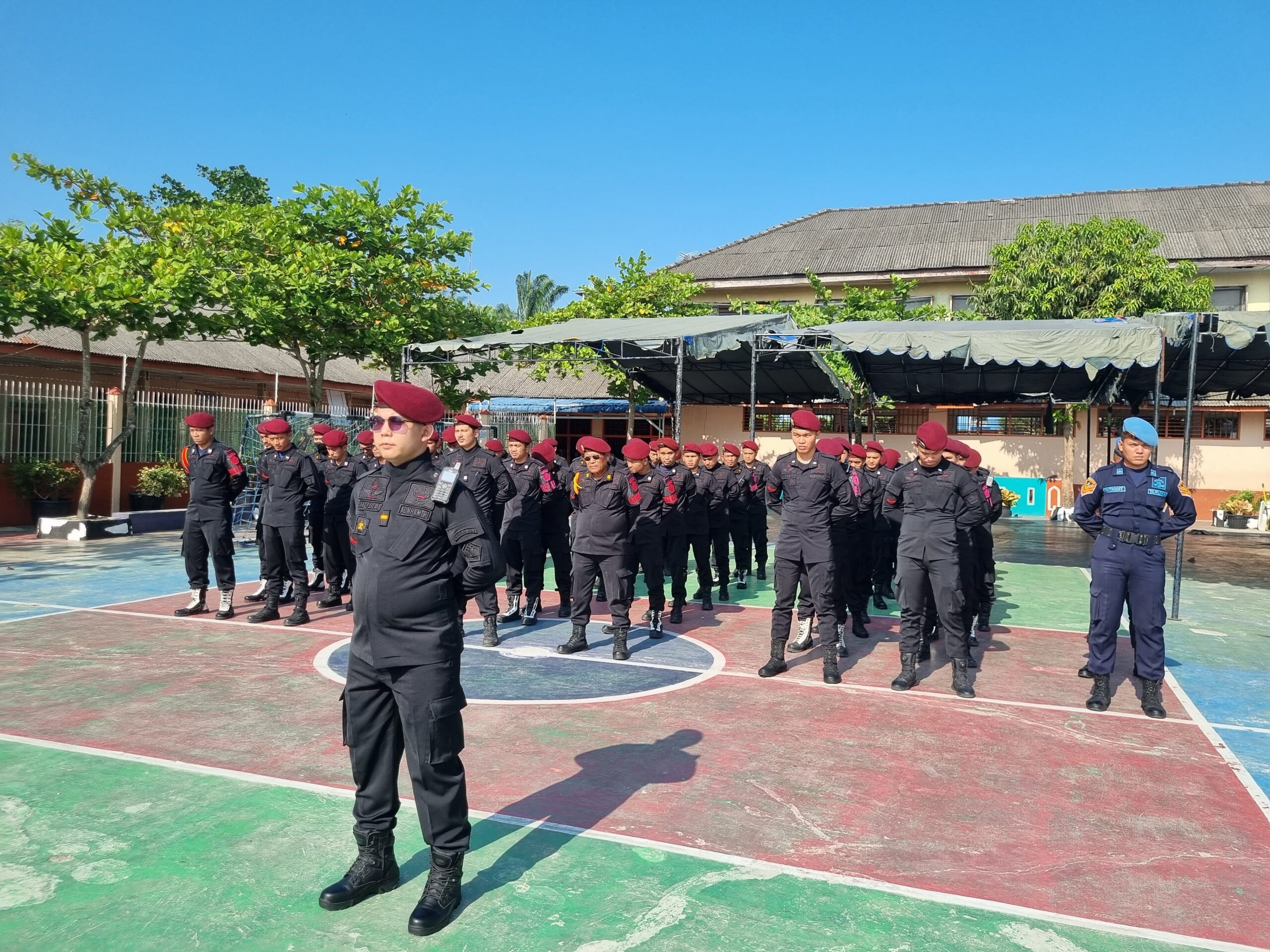 Sambut Lebaran 2024, Lapas Labuhan Ruku Gelar Apel Siaga