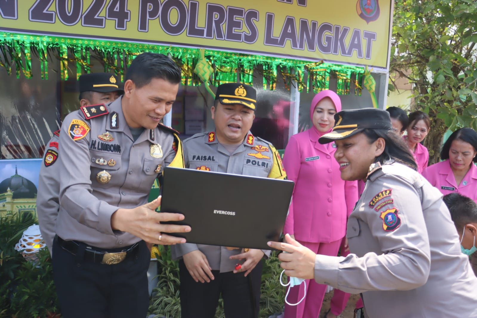 Kapolres Langkat Cek Pos Operasi Ketupat Toba 2024