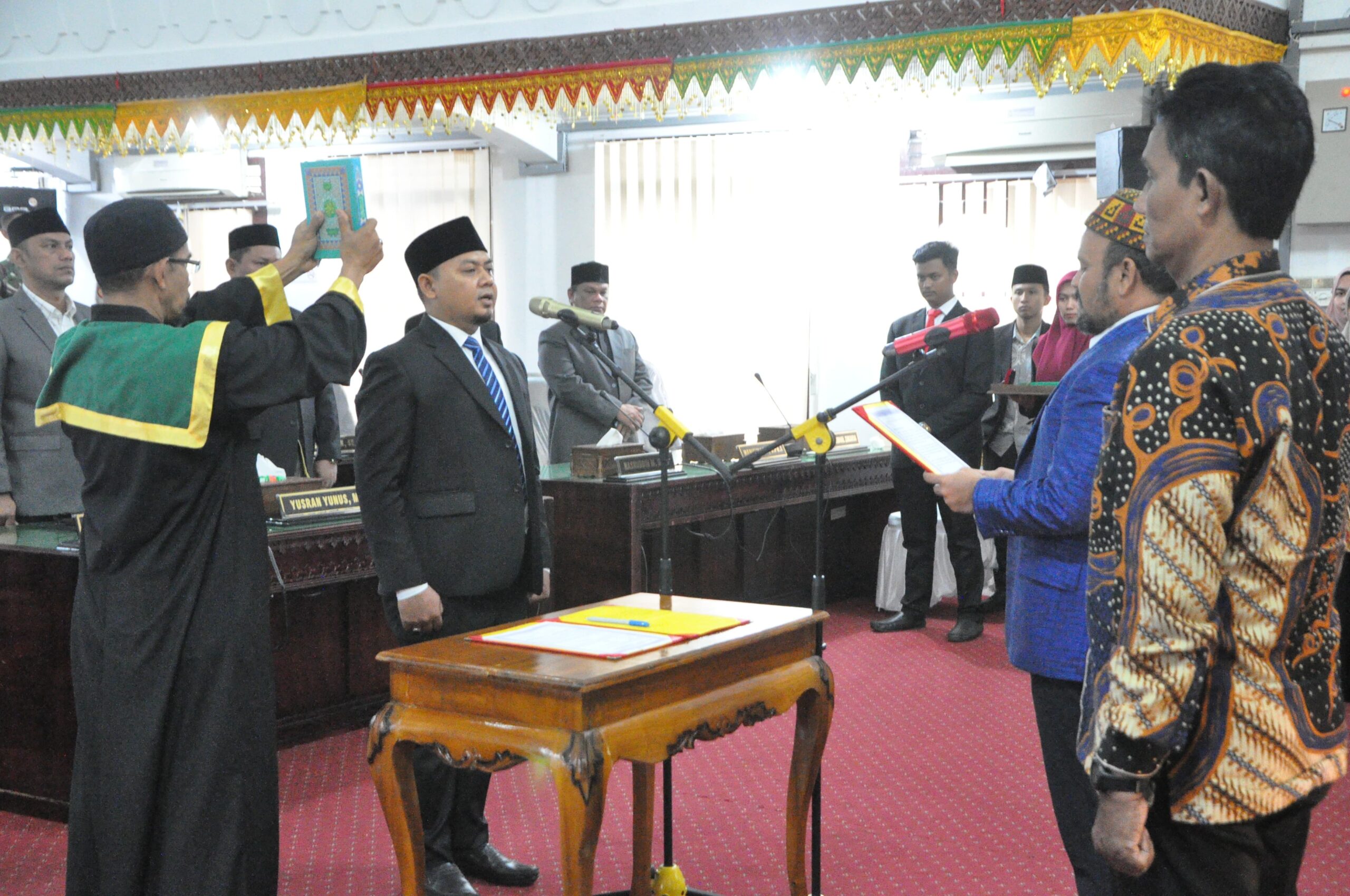 Muliadi Dilantik Sebagai PAW Anggota DPRK Aceh Besar