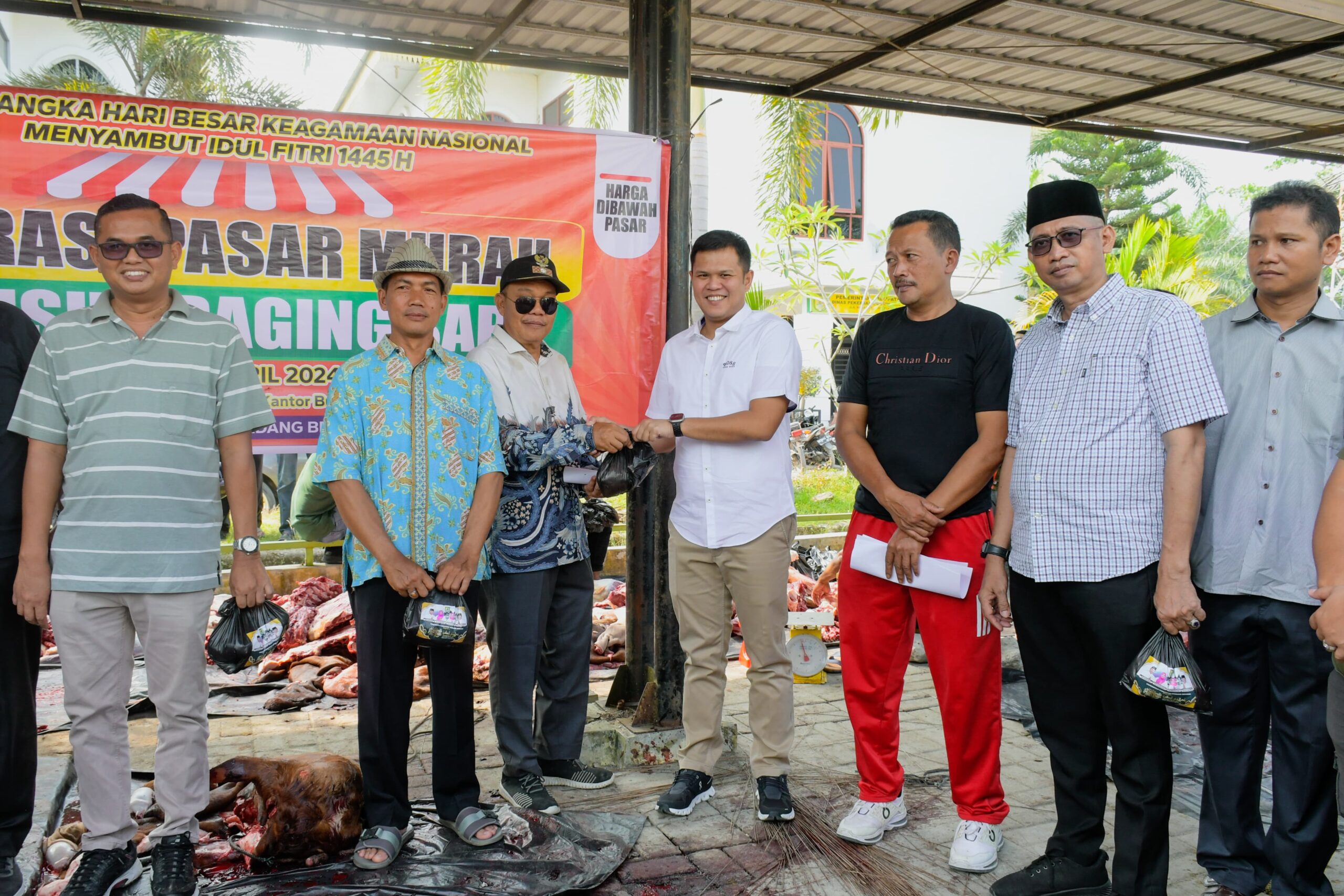 Kendalikan Inflasi Dan Stok Daging Sapi, Pemkab Sergai Gelar Operasi Pasar Murah